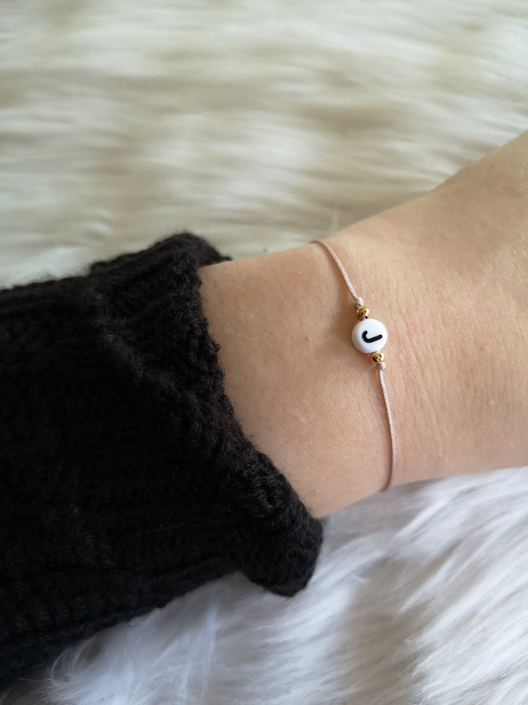 Armband personalisiert Anfangsbuchstabe Name Initialen Partnerarmband pärchenarmband Jahrestag Geburtstag