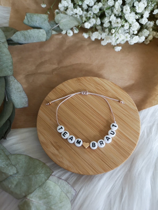 JGA Armbänder Team Braut Junggesellinnenabschied Junggesellenabschied Brautjungfer Geschenkset Trauzeugin zur Hochzeit Dankeschön