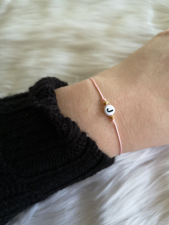 Armband personalisiert Anfangsbuchstabe Name Initialen Partnerarmband pärchenarmband Jahrestag Geburtstag