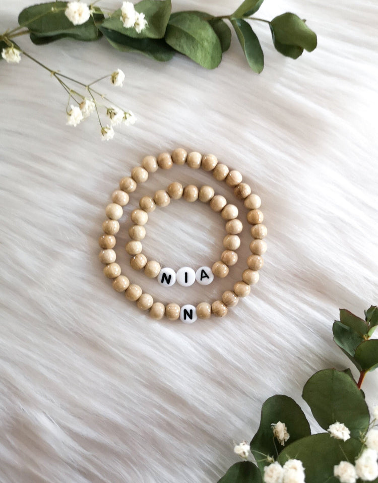 Armband Geschenk Mutter Tochter Sohn Weihnachten Baby Mama Taufe Geburtsarmband Babyarmband Set Geburtskettchen Namensarmband Tochter Name