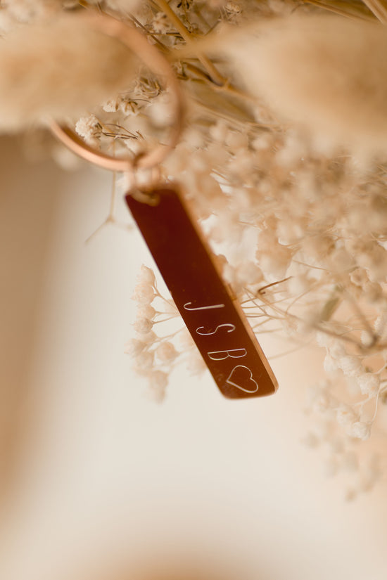 Schlüsselanhänger mit Gravur personalisiert