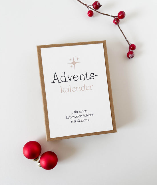 Adventskalender für Kinder, 24 Achtsamkeitskarten mit Affirmationen